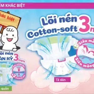 Bỉm - Tã dán Bobby size M 76 miếng (cho bé 6 - 11kg) 5 bim ta dan bobby size m 76 mieng cho be 6 11kg 05