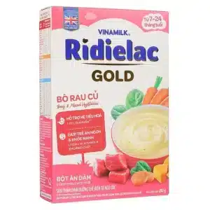 Bột ăn dặm Ridielac Gold bò rau củ 200g cho bé 7M-24M 2 bot an dam ridielac gold bo rau cu 200g cho be 7m 24m 1