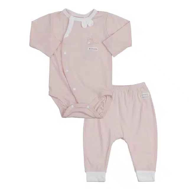 set-body-ben-dai-kidsplaza-otis-nd25t-hong-0-3m Set quần áo KidsPlaza Otis ND25T (Hồng) 0-3M