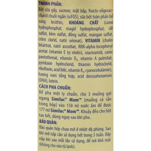 Sữa bầu Similac Mom IQ Plus hộp 900g hương vani 9 sua bau abbott similac mom vani 400g 7
