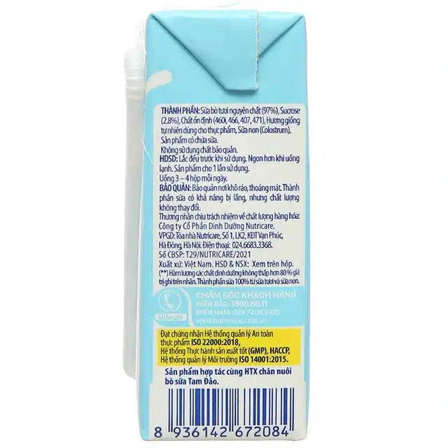 sua-tuoi-it-duong-nutricare-metafresh-4x110ml-4 Sữa tươi ít đường Nutricare MetaFresh 4x110ml