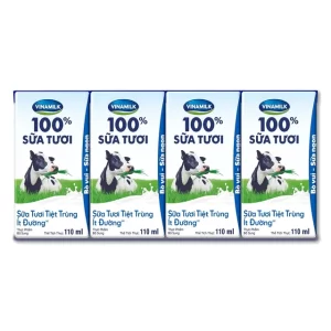 sữa tươi tiệt trùng ít đường Vinamilk