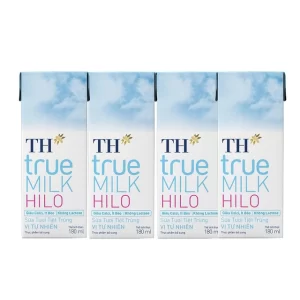 Sữa tươi tiệt trùng TH True Milk Hilo vị tự nhiên 4*180ml