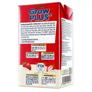 sua uong dinh duong nutifood grow plus vi dau sua 4x110ml 3