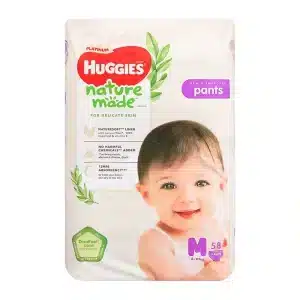 Bỉm - Tã quần Huggies Nature (cho bé 6-11kg) 4 ta quan huggies platinum natural made size m 58 mieng cho be 6 11kg 2 638612283761263265